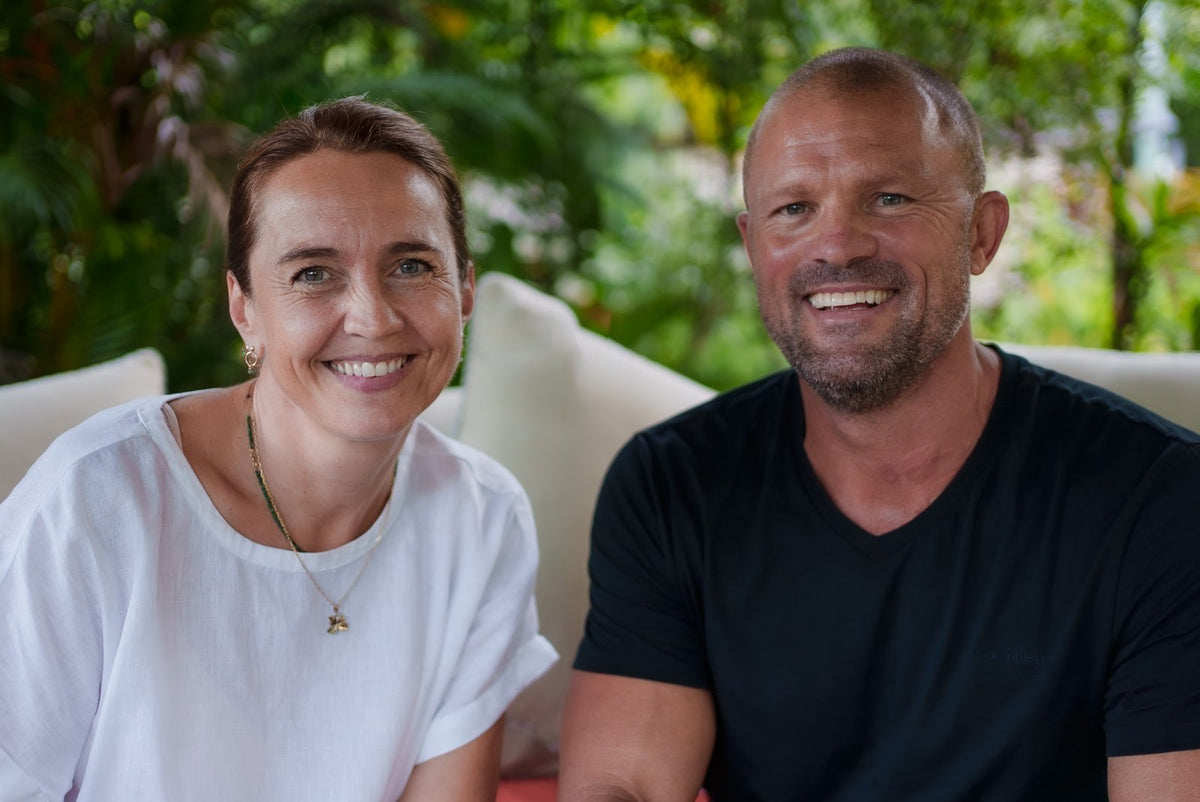 Lone and Andrew, founders of Posture Form Pillows