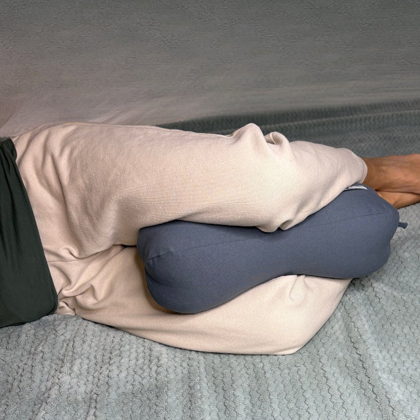 Big Peanut Pillow - compact body support pillow for hip and lower back pain relief